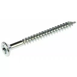 RS PRO Pozidriv Countersunk Steel Wood Screw Bright Zinc Plated, Clear Passivated, No. 6 Thread, 1.50in Length (Pack of 250)-image-24