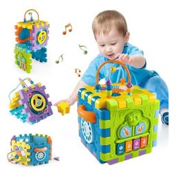 YAMAMA 6 in 1 Multi Purpose Educational Cube Toy For Kids - Multicolor-24