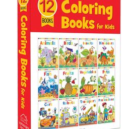Colouring Books Boxset: 12 Copy Colour Books-English-17
