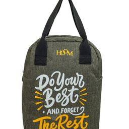 HOOM Lunch Bag with quote Thermal insulated 5204E- Brown Melange-image-86