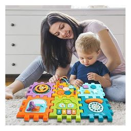 YAMAMA 6 in 1 Multi Purpose Educational Cube Toy For Kids - Multicolor image 2
