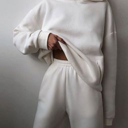 Outzidr Oversized Hooded Sweatshirt With Trouser-image-22