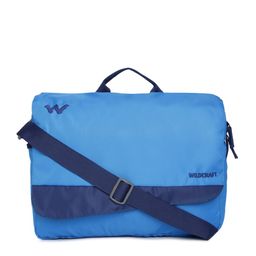 Wildcraft Unisex Blue Solid Courier 3 Messenger Bag-picture-4
