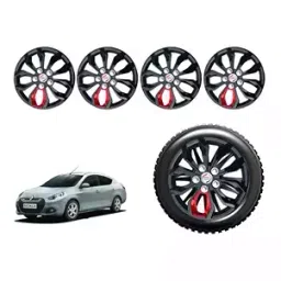Auto Pearl Blk40 R14 Press Type Wheel Hubcap with Retention Ring 35.56 cm (14 Inch) for Maruti Suzuki S-Presso LXI Petrol (Pack of 4 Pcs)-image-77