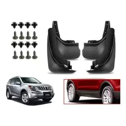 Auto Pearl Front and Rear Mud Guard For Mahindra XUV 500 (Black) Set of 4 Pcs-22