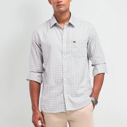 Arrow Sport Men Modern Spread Collar Abstract Printed Cotton Slim Fit Casual Shirt-image-86