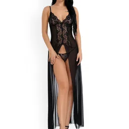 Fihana Shoulder Straps Net Baby Doll-image-51