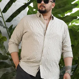 Instafab Plus Men Comfort Opaque Casual Shirt-image-92