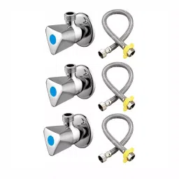 Fastgear Bathroom Faucet Set Stainless Steel Chrome Finish Silver, FG2272-image-57