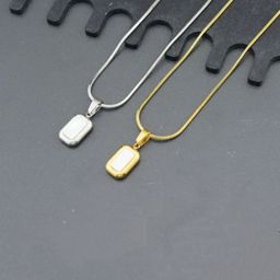 V FASHION JEWELLERY Set Of 2 Gold-Plated & Silver-Plated Pendants with Chains-image-8