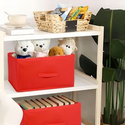 Aura Red Set of 6 Regular Drawer Organiser Organisers image 3
