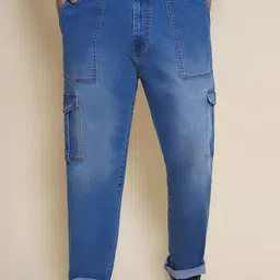 John Pride Men Plus SizeRegular Fit Stretchable Jeans-image-39
