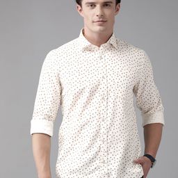 Blackberrys Slim Fit Printed Casual Shirt-image-74