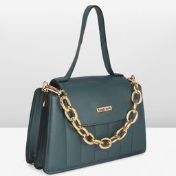 Fastrack Quilted Structured Satchel Bag image 2