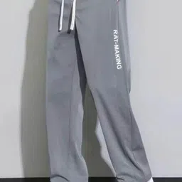StyleCast Men Typography Printed Regular Fit Mid-Rise Trouser-image-34