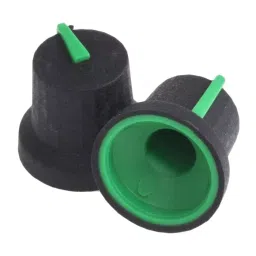 RS PRO 16.8 mm Black Potentiometer Knob for 6 mm Shaft D Shaped, 7777350-picture-29