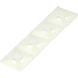 RS PRO Self Adhesive Natural Cable Tie Mount 12.5 x12.5 mm 3.2 mm Max, 2040240 (Bag 100 pcs)-picture-9