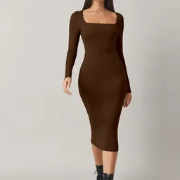 The Roadster Lifestyle Co Midi Bodycon Dress-picture-13