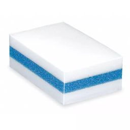 TOUGH GUY Blue/White Sponge Melamine Foam Size 4 3/8x2 3/4x1 1/2 inch, 2UY27 (Pack of 24)-5