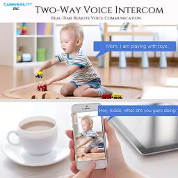 Cybernautt Smart Wi-Fi Camera 6 MP UHD Dual Lens (2.8 mm + 6 mm) with AI Human Detection & Two-Way Audio, Z6C image 4
