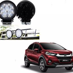 Cartronics Waterproof 9 LED Round Fog Light for Honda WRV-18