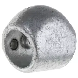 RS PRO 15 to 60 Degree Elbow Connecting Component,Strut Profile,Round Tube Size Model No 4155968-29