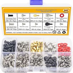 300PCS Personal Computer Screw Standoffs Set Kit for Hard Drive, Computer Case, Motherboard, Fan, Power Graphics image 1