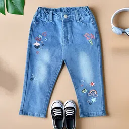 Bella Moda Girls Comfort Regular Fit Mid-Rise Stretchable Jeans-image-53