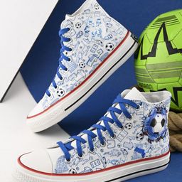 CROWCIA LONDON Women Printed Sneakers-image-67
