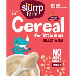 Slurrp Farm No Added Sugar Millet and Oats Porridge, Dairy-Free, No Preservatives Or Salt | Instant Healthy Cereal For Kids, 250g-86
