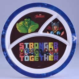Servewell 3 Partition Plate Marvel Avengers Theme - Multicolour-17