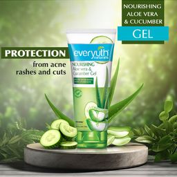 everyuth Naturals Set Of 3 Nourishing Aloe Vera & Cucumber Gel Face Wash - 150g Each image 5