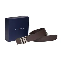 Tommy Hilfiger Men Textured Leather Formal Belt-image-80