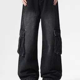 KPOP Men Comfort Loose Fit Trousers-image-35