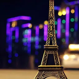 DeoDap Gold-Toned Antique Finish 3D Metal Paris Eiffel Tower Showpiece-image-15