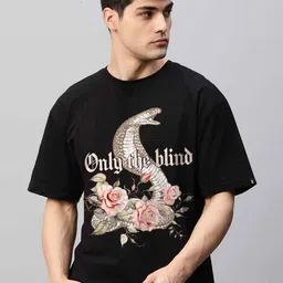 PRONK Men Printed T-shirt with Mask-image-95