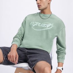 Kook N Keech Faded Vibes Typography Print Drop-Shoulder Sleeves Pullover-picture-48