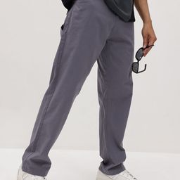 The Roadster Life Co. Men Mid-Rise Pure Cotton Straight Fit Cargo-Style Carpenter Trousers-image-64