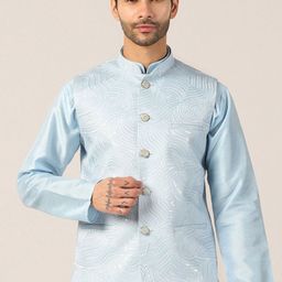 TAHVO Embroidered Nehru Jacket-57