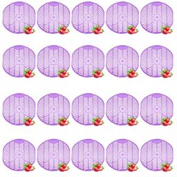 Zureni Urinal Pot Mat Anti-Splash Deodorizer Spatter Strawberry Fragrance For Bathroom and Restroom, ZZU-UPR-M33 (Pack of20)-image-33