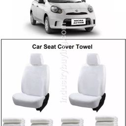 Oscar Nissan Micra Car Seat Cover White AUT-SN-4076-image-80