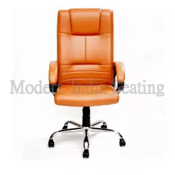 Divano Modular Tan color PU Leatherette Office Chair MI19-image-94