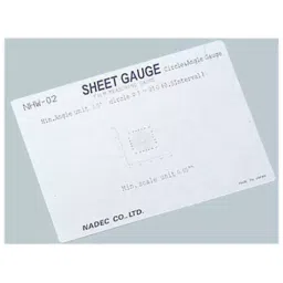 AS ONE Microscope Scale Sheet Gauge Polyester, THEM-02 image 2