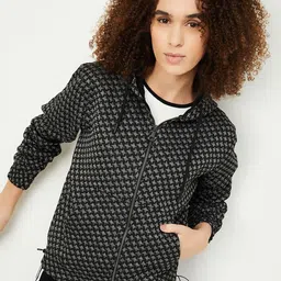 max Women Checked Polyester Tailored Jacket-picture-22