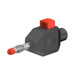 STAUBLI Plug, Spring Loaded, 4mm, BlACk, KLS4 SCHWARZ (Pack of 2 Pcs)-picture-22