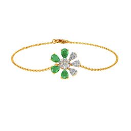 Joyalukkas Emerald Bloom Diamond Bracelet-2.97 gm-picture-20