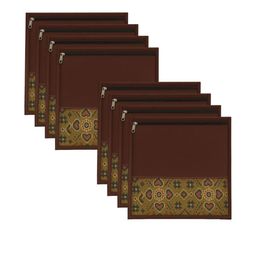 Myntra Elegant Homes Brown Set of 8 Saree Cover Organisers-picture-21