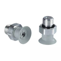 Schmalz 15 mm Nitrile Rubber Flat Suction Cup, SUF 15 NBR-55 G1/8-AG-36