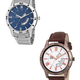 WM Men Set of 2 Analogue Watches DDWM-041-33kjo-5