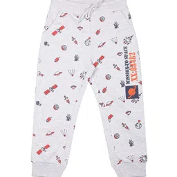 PLUM TREE Boys Printed Pure Cotton Joggers-image-21